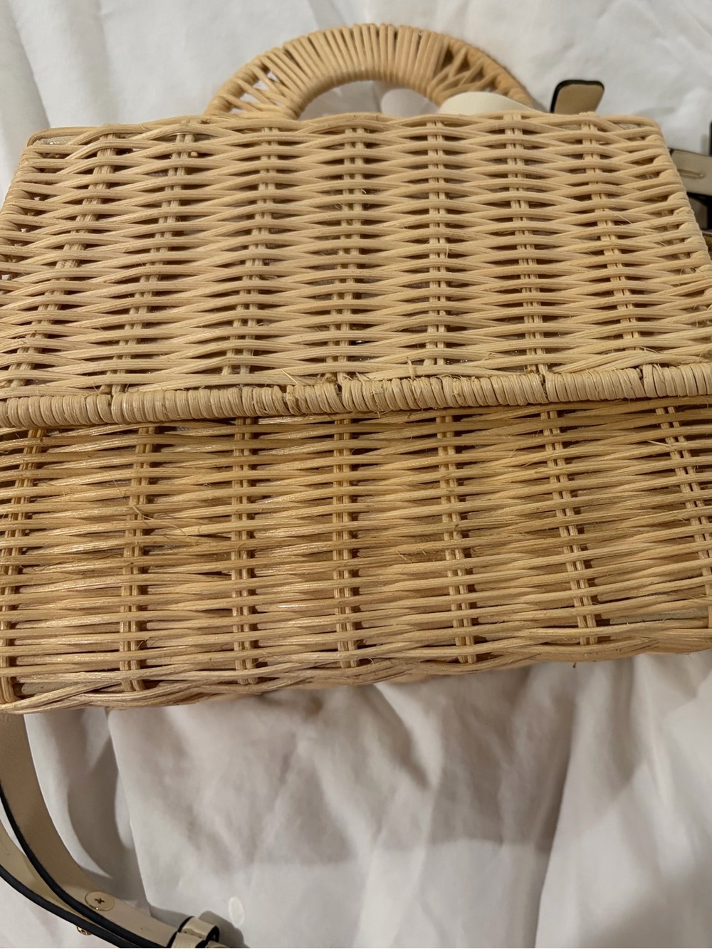 Jason Wu Woven Mini Basket Bag - Natural Beige